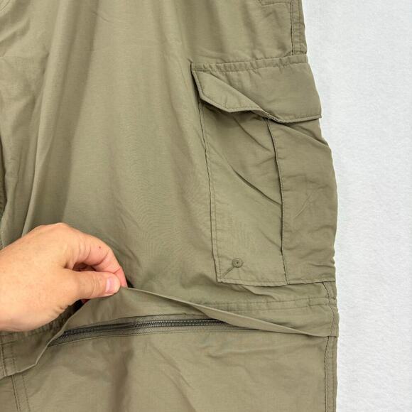 Columbia GRT Nylon Convertible Cargo Pants Lightweight Hiking Khaki Men's XXL - Picture 5 of 12